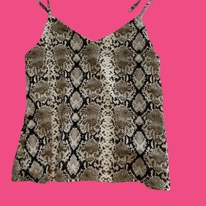 Banana republic #snakeprint tank top